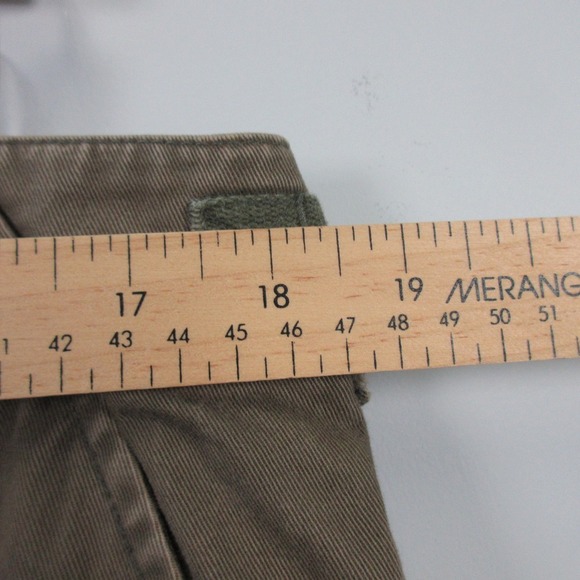 American Eagle AE Supply Cargo Shorts Men 38 Green Cotton Hiking Outdoor y2k 610 - Picture 10 of 13